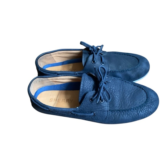 Sperry Slim Boat Shoe Navy Women - Picture 1 of 3
